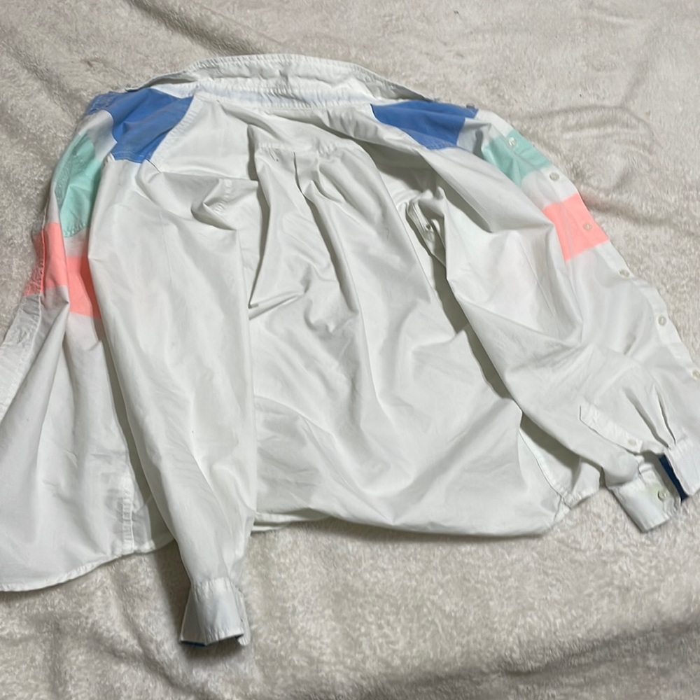 Brand cat&jack size XL color light pink blue white and teal